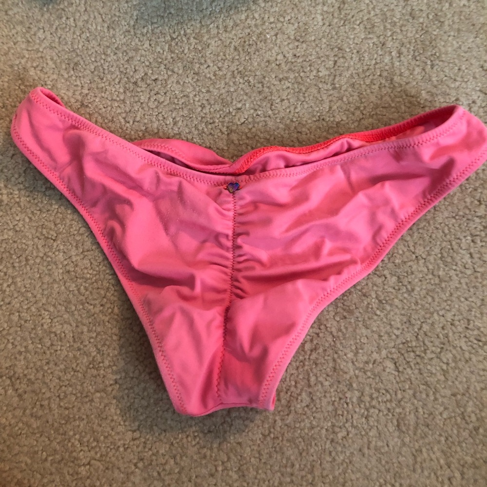 Pink Cheeky Bikini Bottoms